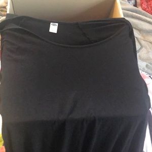 Black short sleeve dress